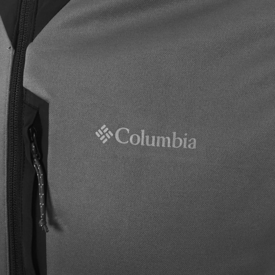 Columbia Fleece Full Zip Sweatshirt Grey
